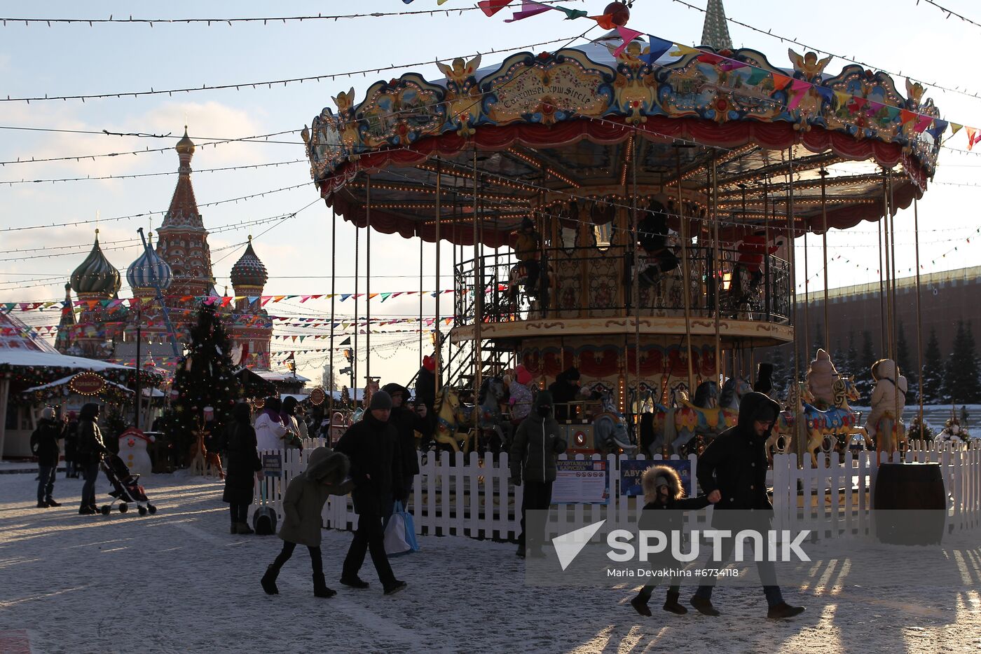 Russia New Year Festive Season Preparations