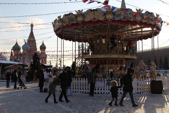 Russia New Year Festive Season Preparations