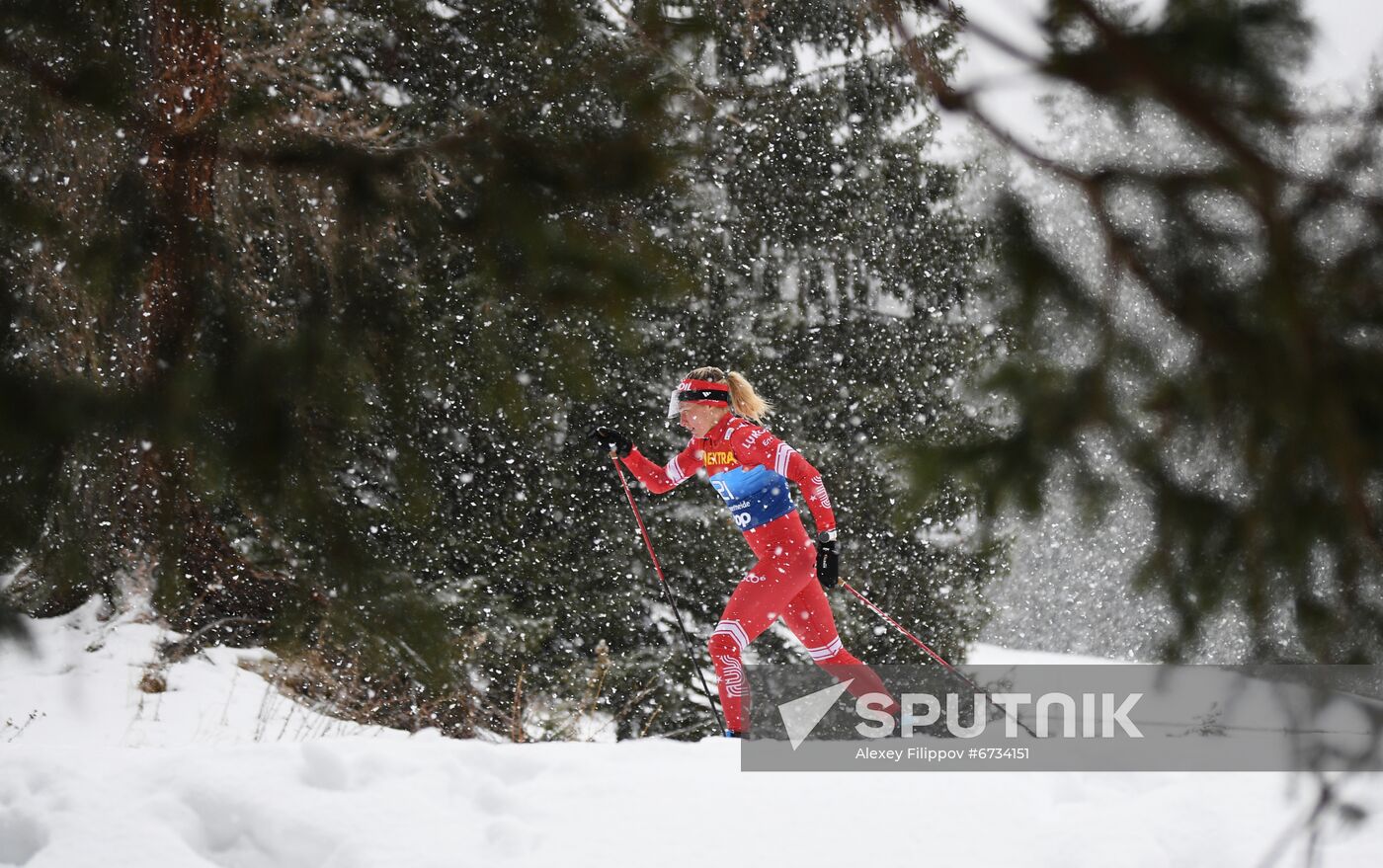 Switzerland Cross Country Skiing Tour de Ski Women