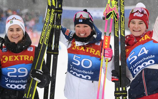 Switzerland Cross Country Skiing Tour de Ski Women