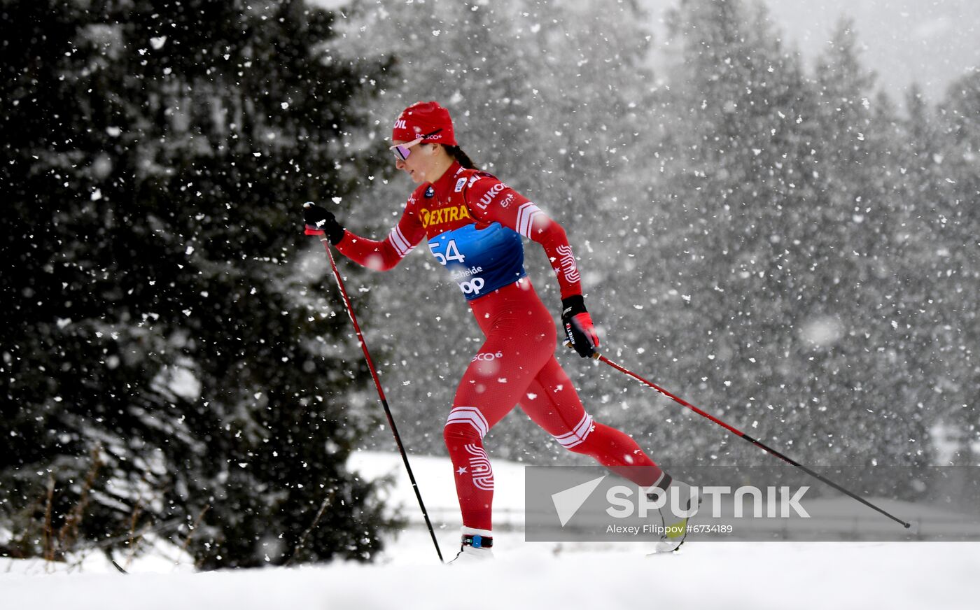 Switzerland Cross Country Skiing Tour de Ski Women