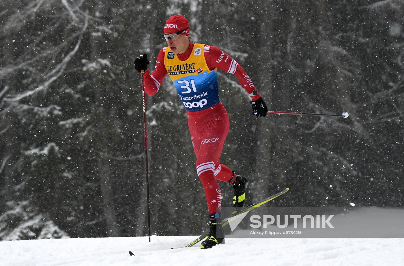 Switzerland Cross Country Skiing Tour de Ski Men