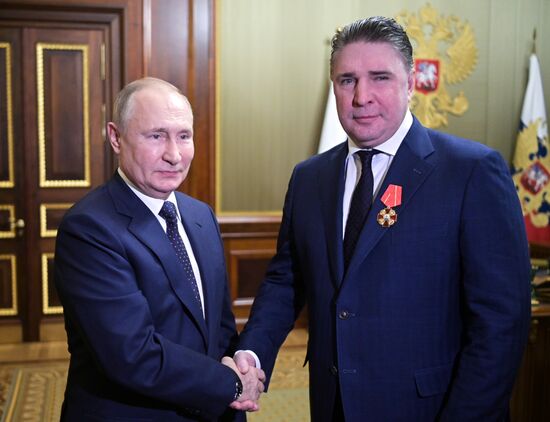 Russia Belarus Night Hockey League Match