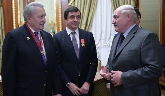 Russia Belarus Night Hockey League Match