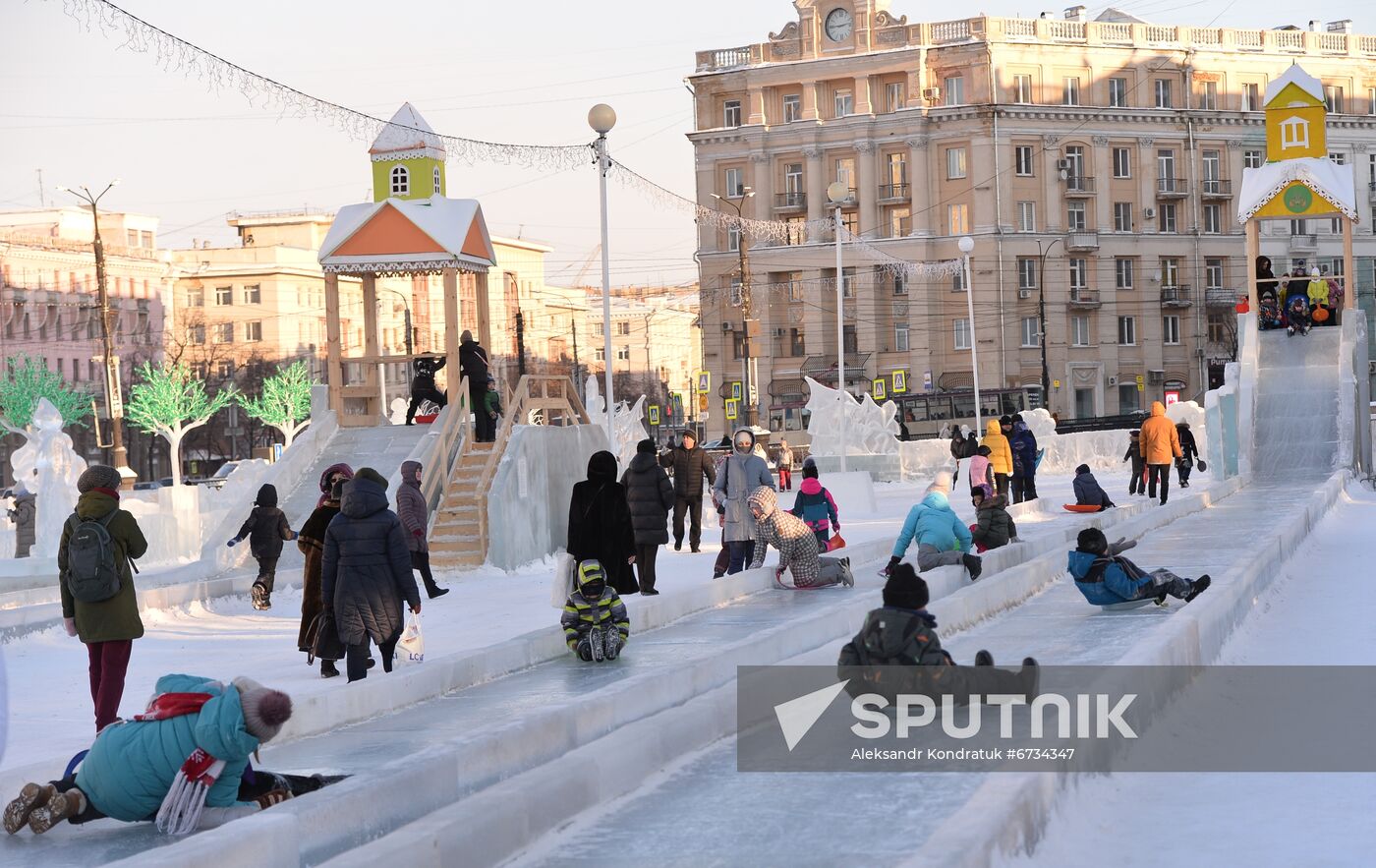 Russia New Year Festive Season Preparations