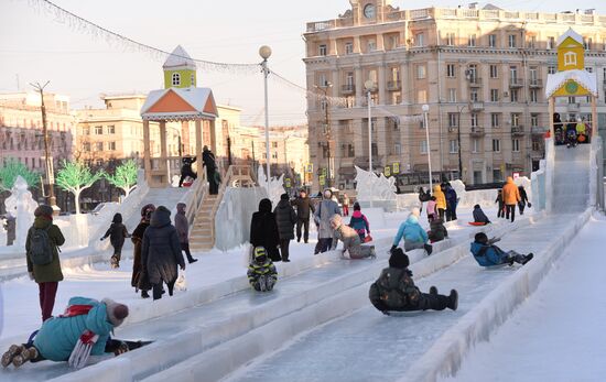 Russia New Year Festive Season Preparations 