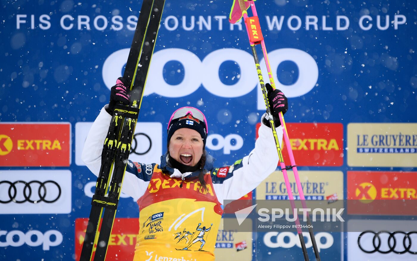 Switzerland Cross Country Skiing Tour de Ski Women