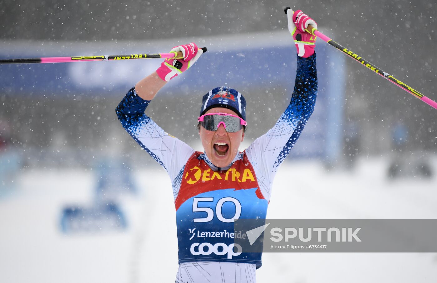 Switzerland Cross Country Skiing Tour de Ski Women