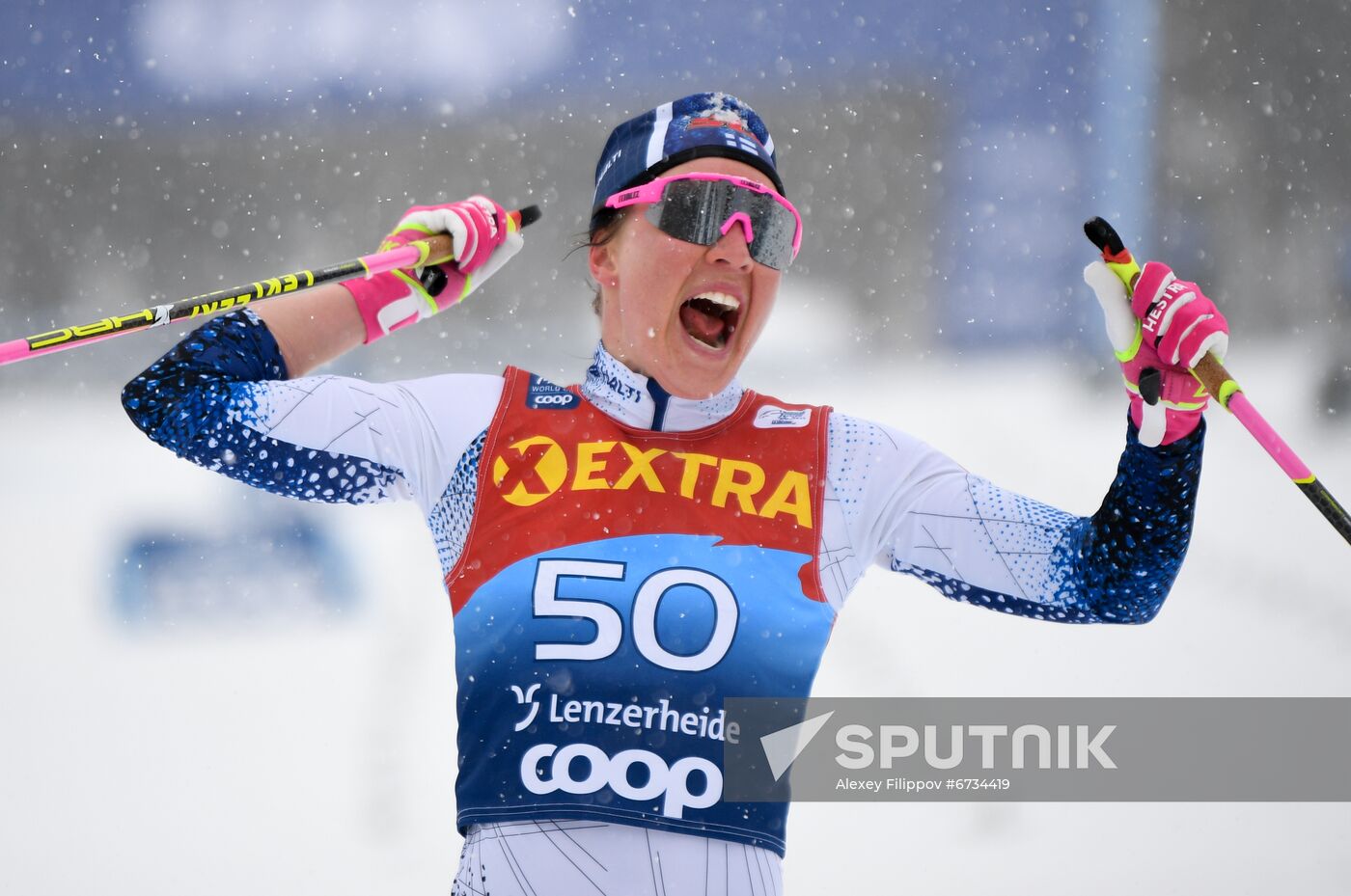 Switzerland Cross Country Skiing Tour de Ski Women