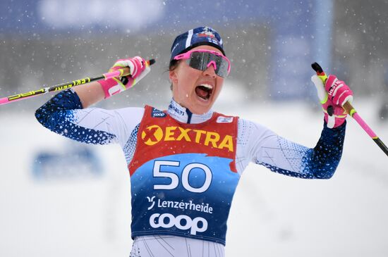 Switzerland Cross Country Skiing Tour de Ski Women