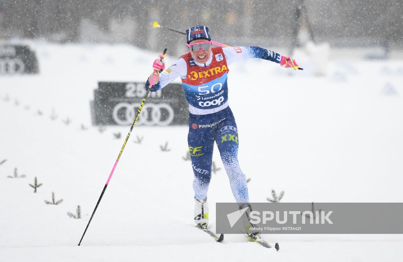 Switzerland Cross Country Skiing Tour de Ski Women