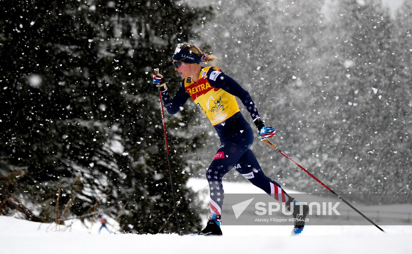 Switzerland Cross Country Skiing Tour de Ski Women