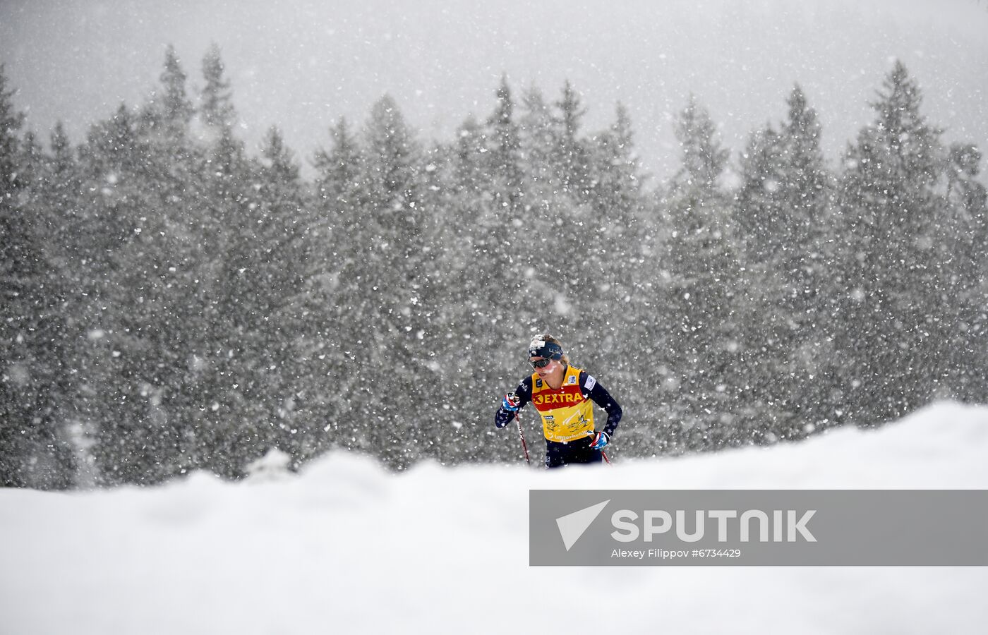 Switzerland Cross Country Skiing Tour de Ski Women