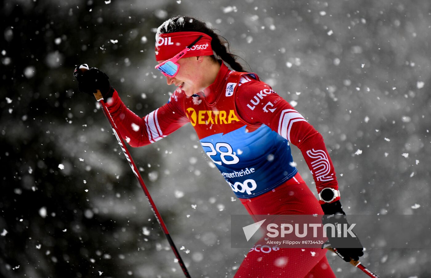 Switzerland Cross Country Skiing Tour de Ski Women