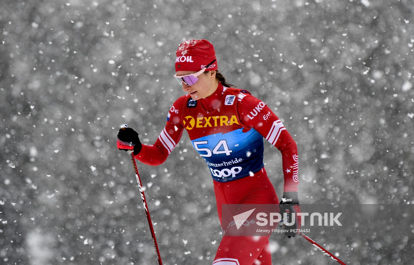 Switzerland Cross Country Skiing Tour de Ski Women