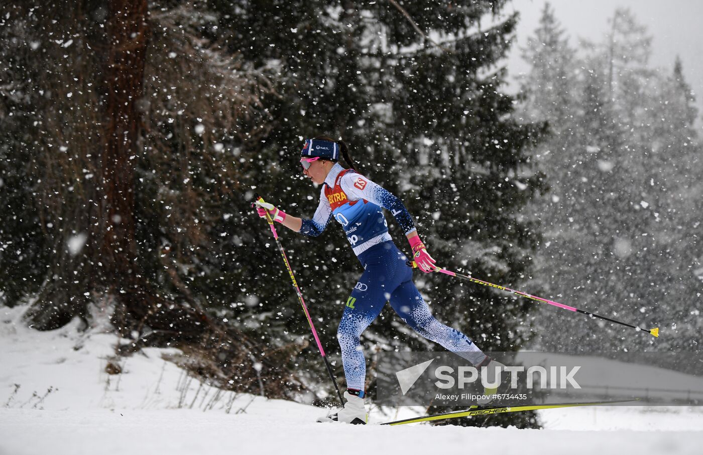 Switzerland Cross Country Skiing Tour de Ski Women