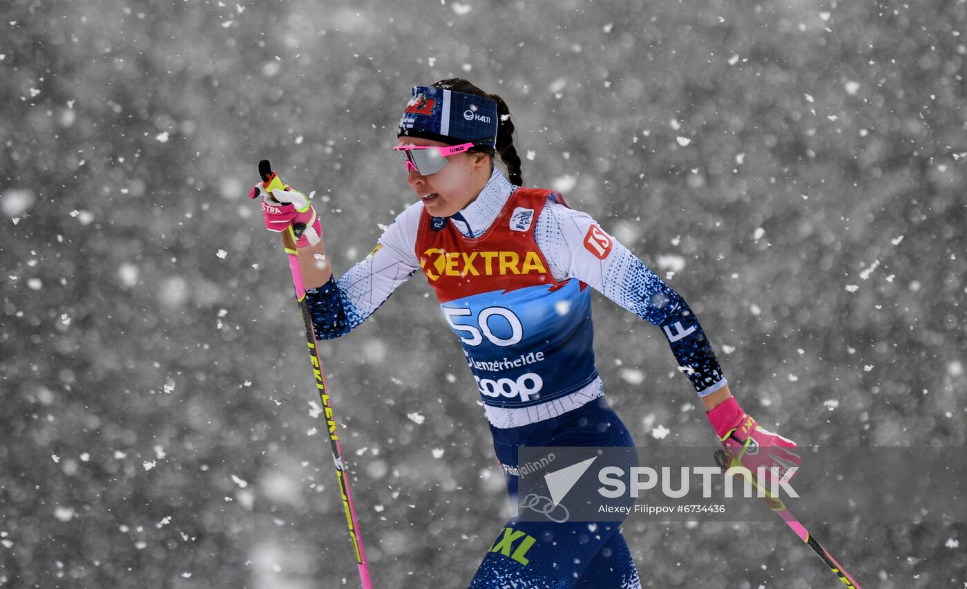 Switzerland Cross Country Skiing Tour de Ski Women