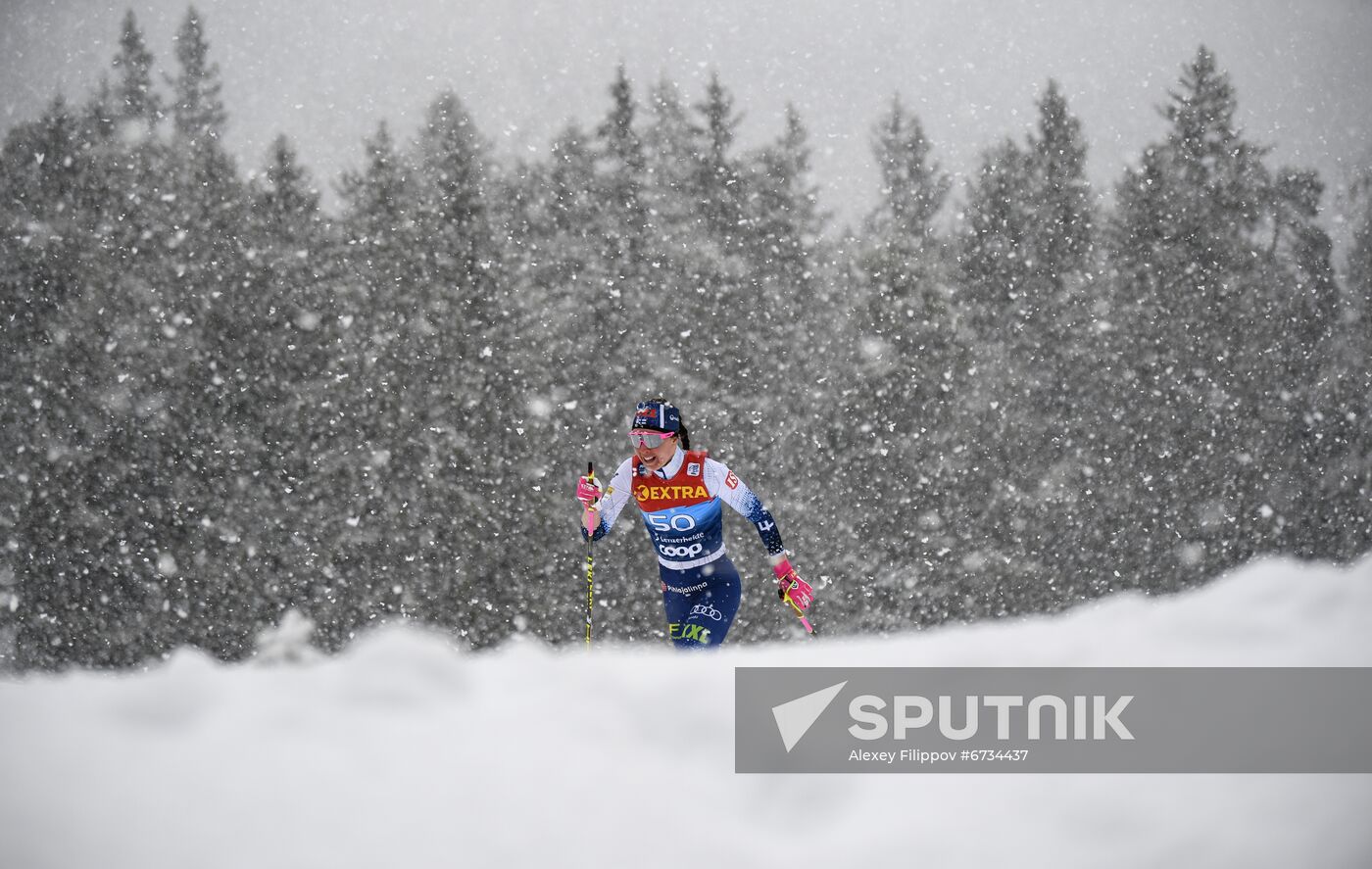 Switzerland Cross Country Skiing Tour de Ski Women