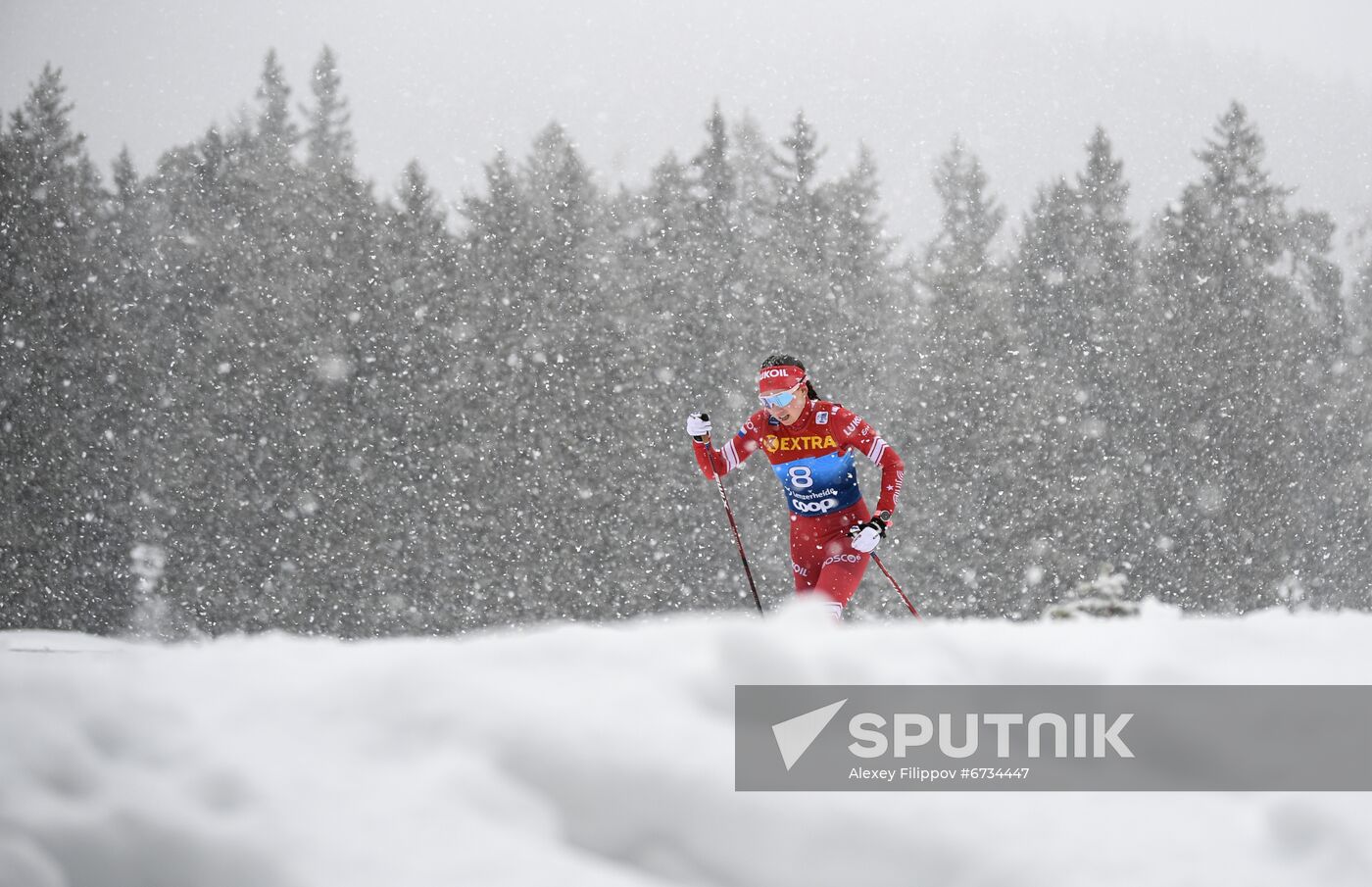 Switzerland Cross Country Skiing Tour de Ski Women