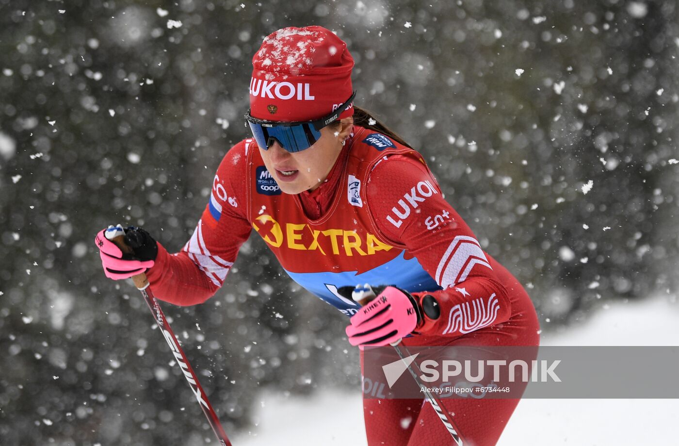 Switzerland Cross Country Skiing Tour de Ski Women