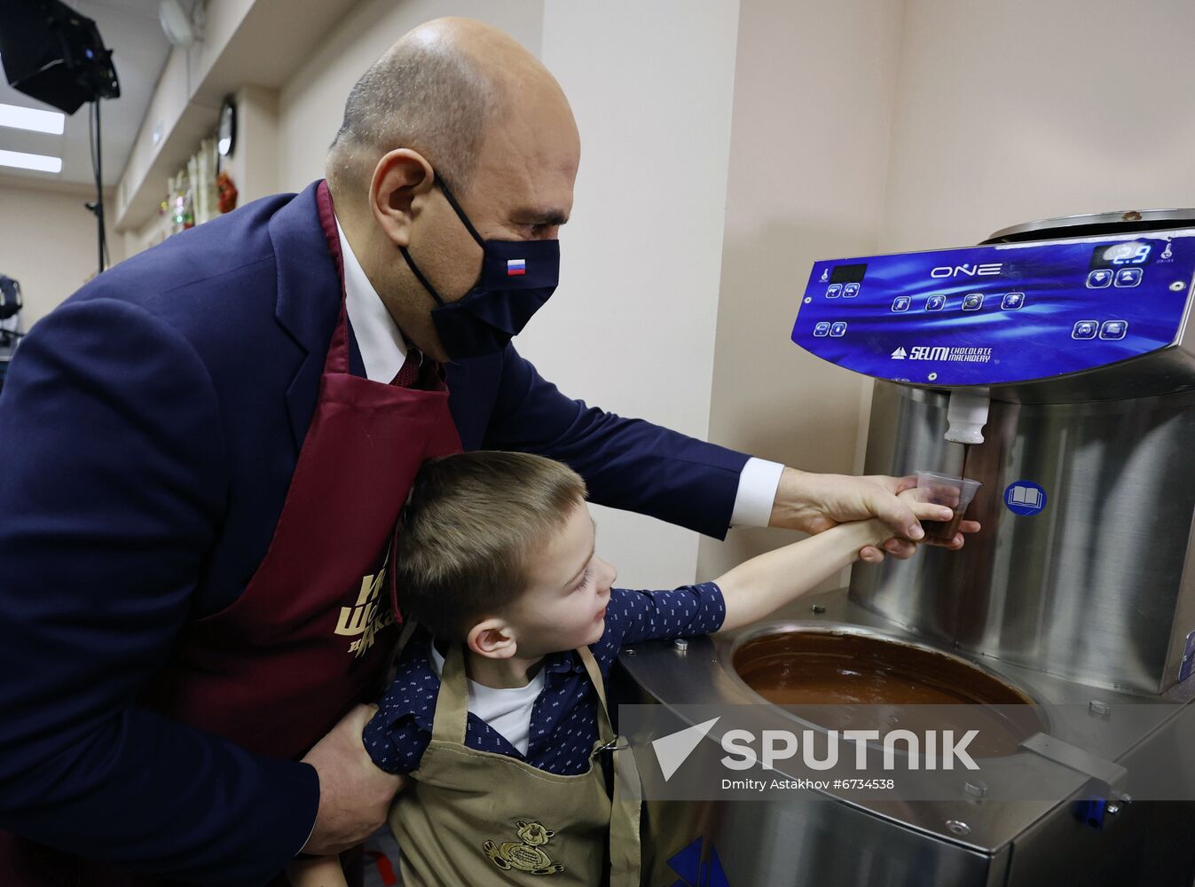 Russia Mishustin New Year Season Charity