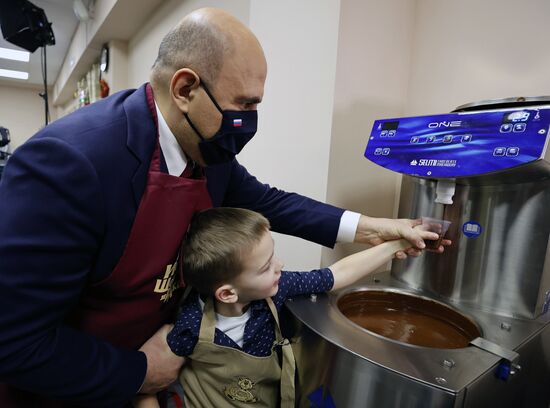 Russia Mishustin New Year Season Charity