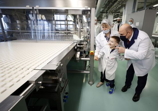 Russia Mishustin New Year Season Charity