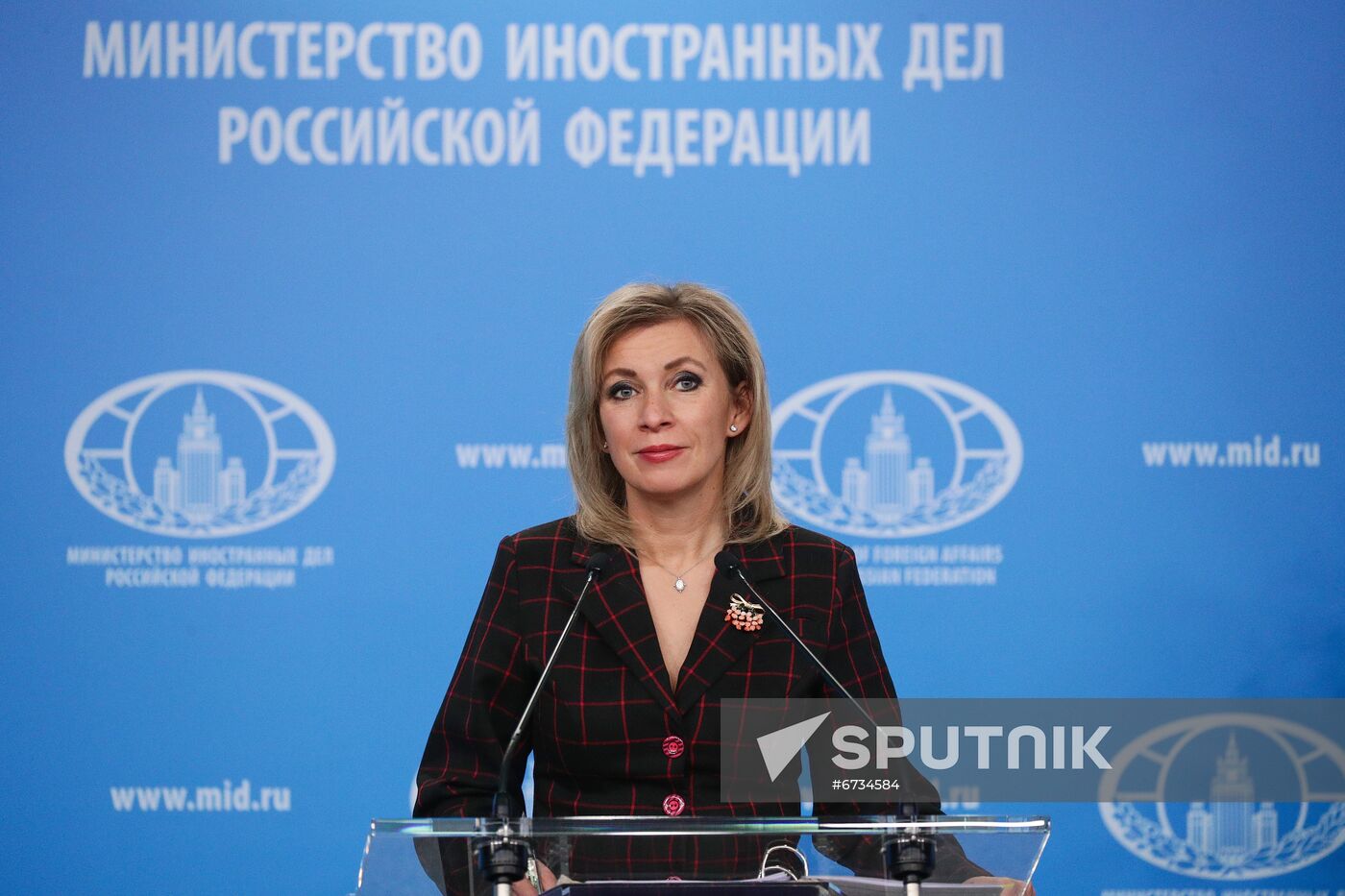 Russia Zakharova Briefing