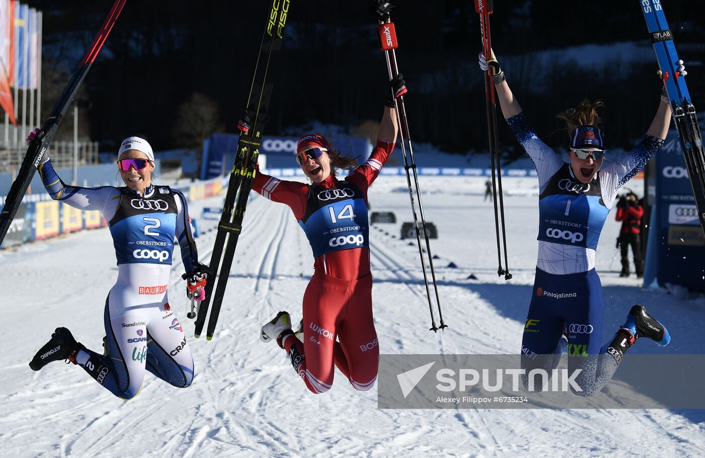 Germany Cross Country Skiing Tour de Ski Women