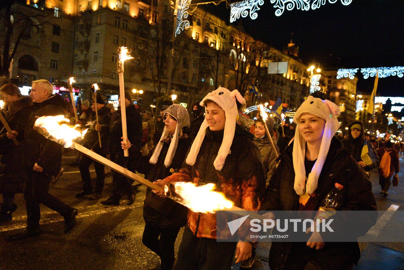 Ukraine Torch March