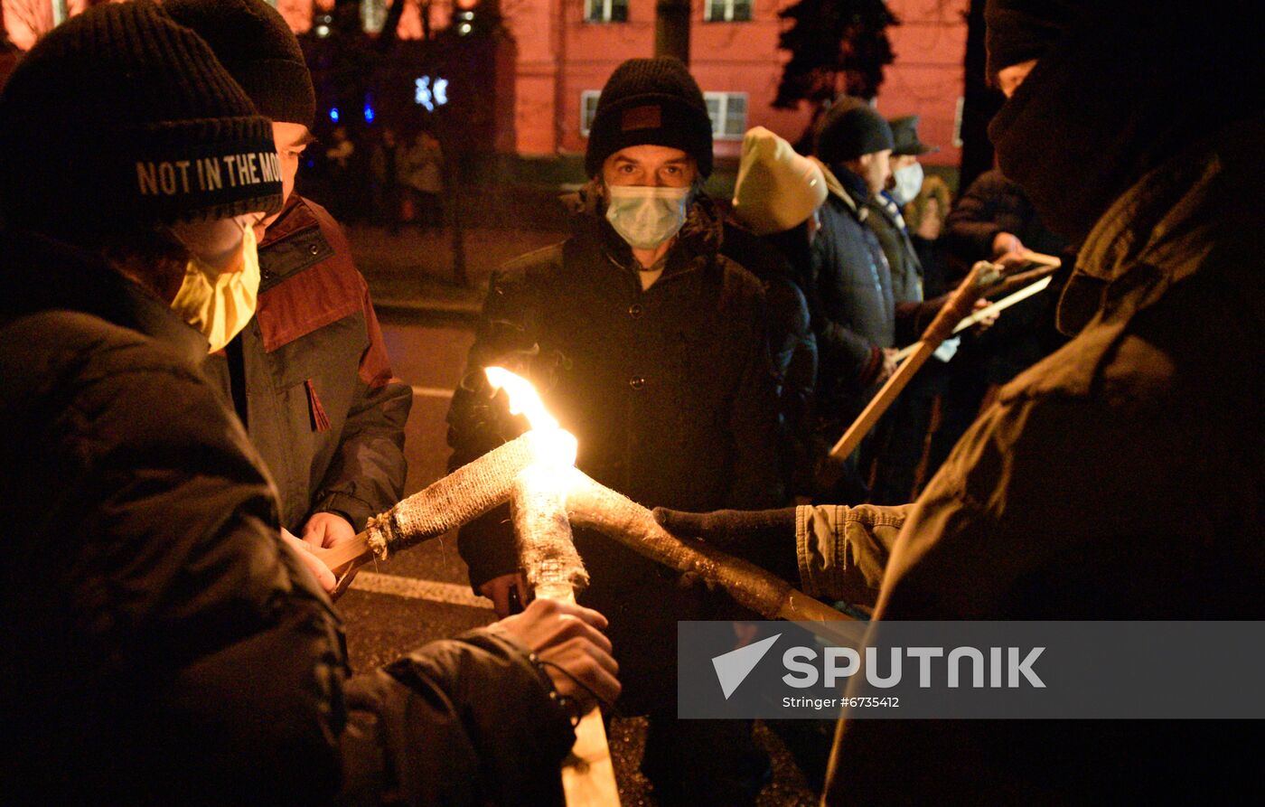 Ukraine Torch March