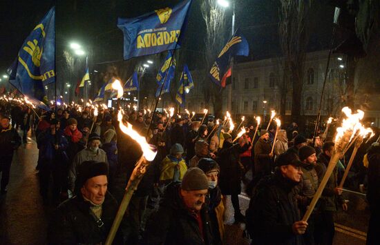 Ukraine Torch March