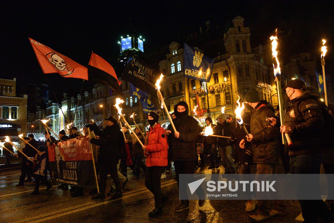 Ukraine Torch March