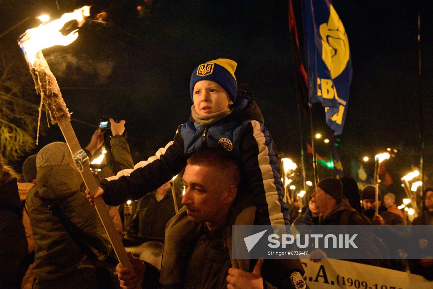 Ukraine Torch March