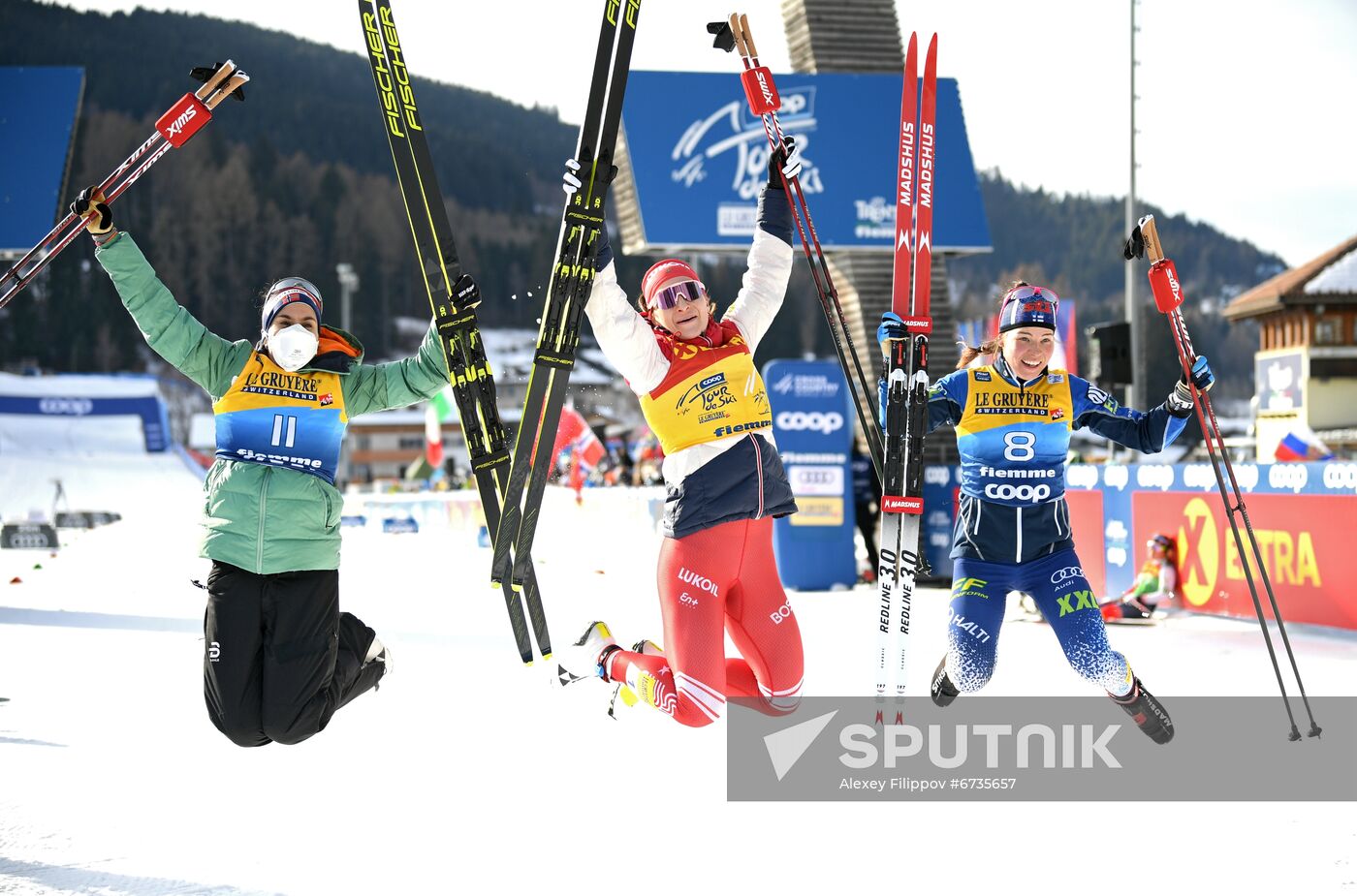 Italy Cross Country Skiing Tour de Ski Women