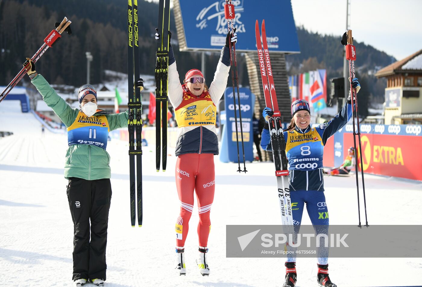Italy Cross Country Skiing Tour de Ski Women