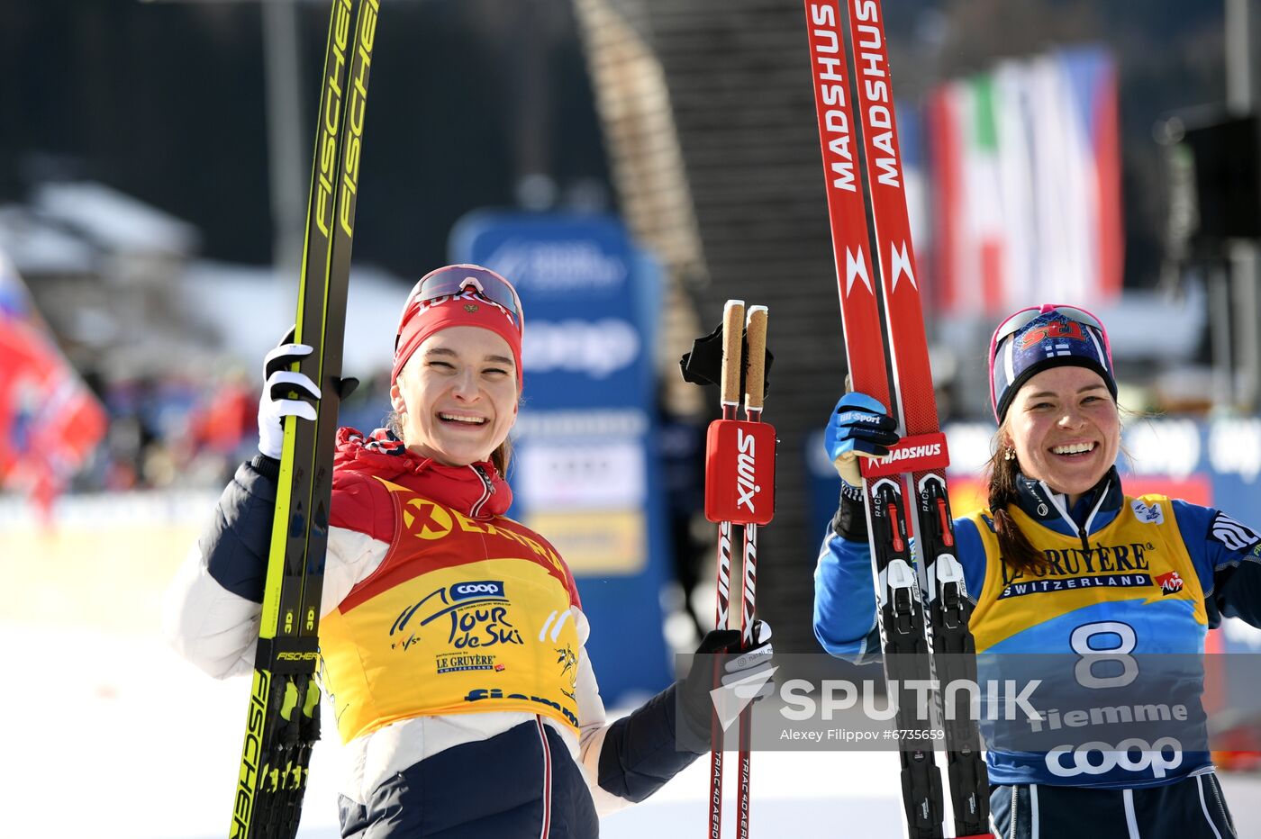 Italy Cross Country Skiing Tour de Ski Women