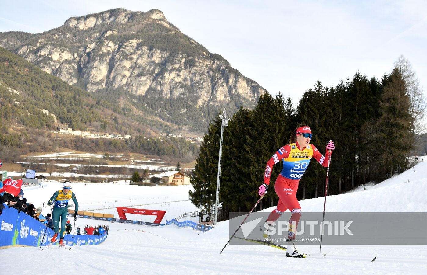 Italy Cross Country Skiing Tour de Ski Women