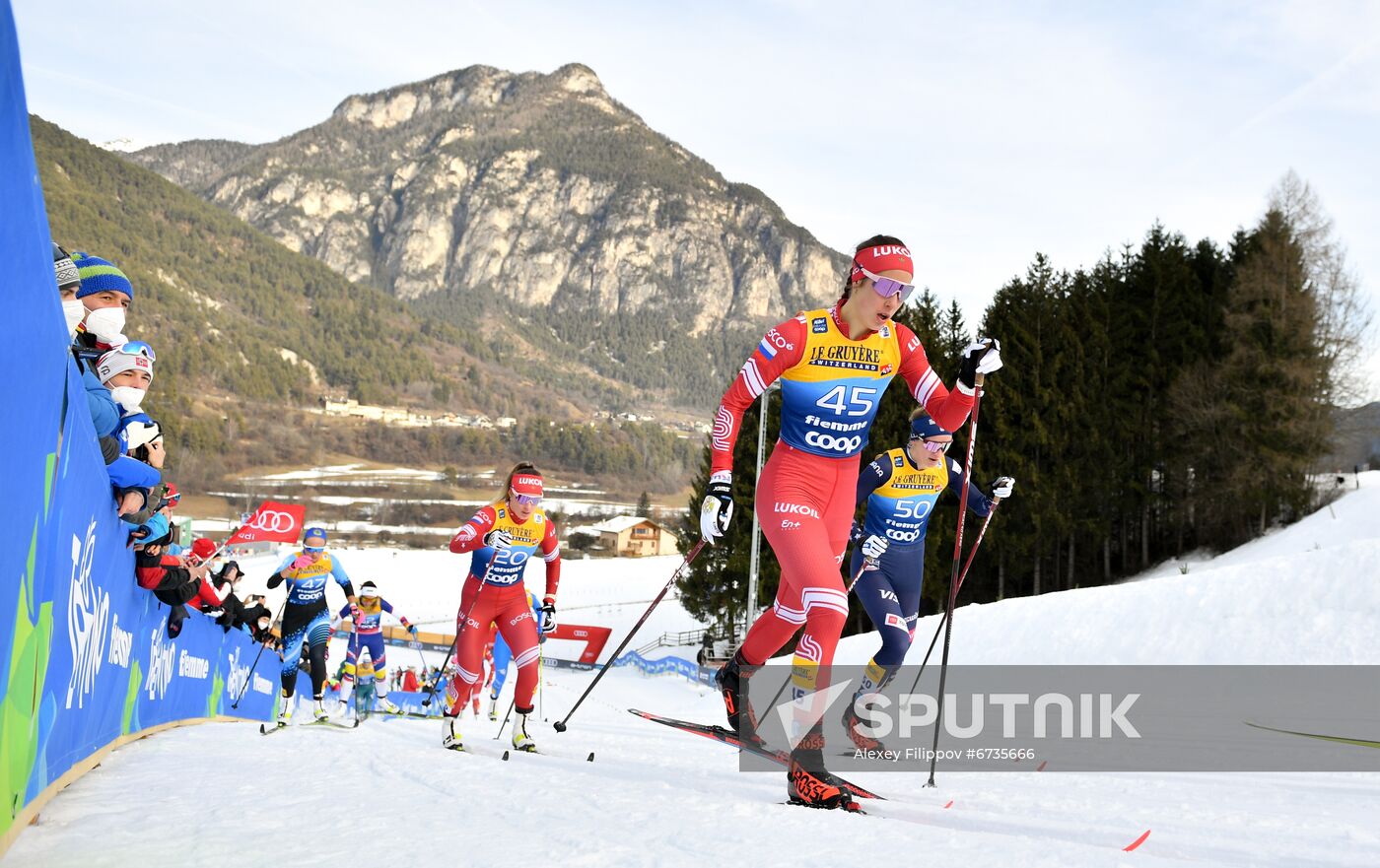 Italy Cross Country Skiing Tour de Ski Women