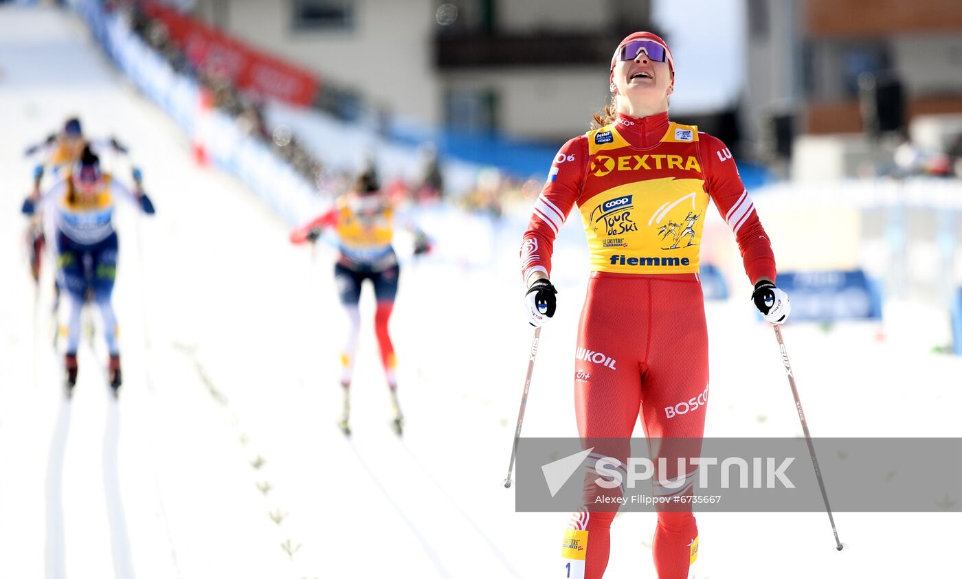 Italy Cross Country Skiing Tour de Ski Women