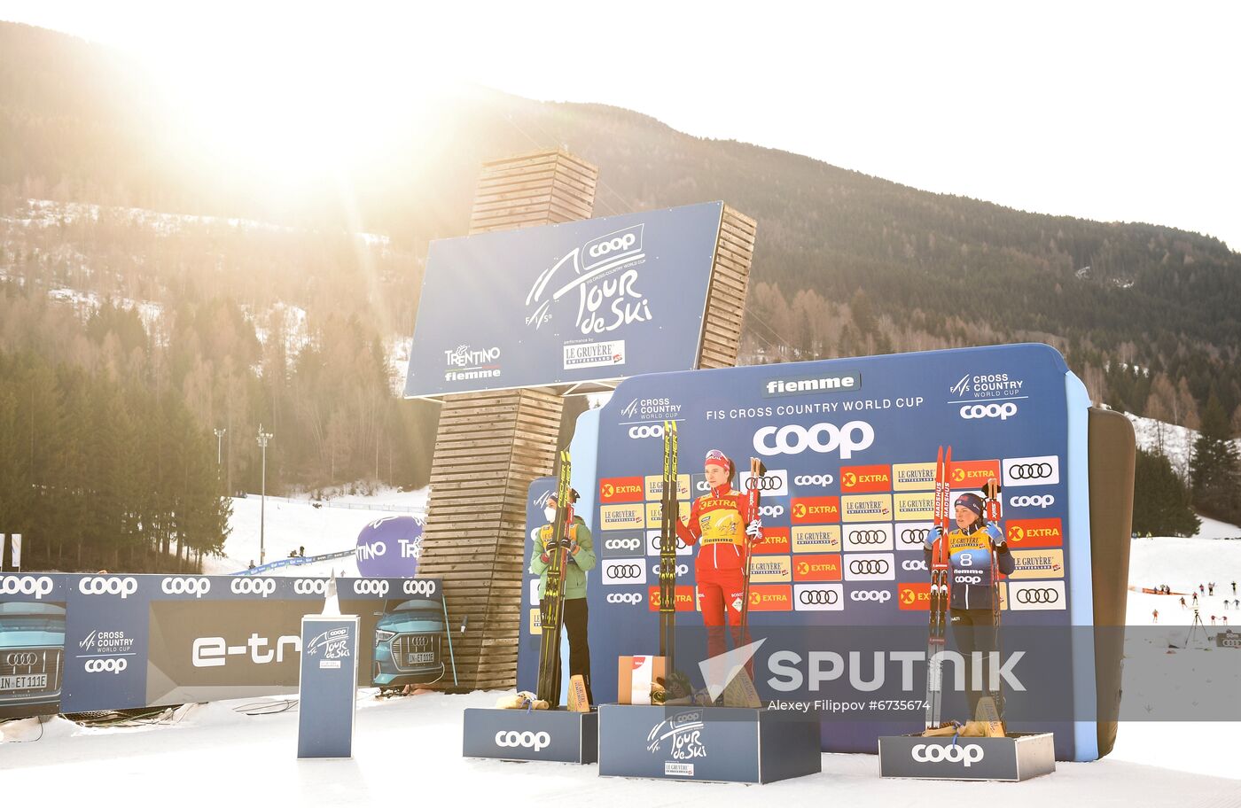 Italy Cross Country Skiing Tour de Ski Women
