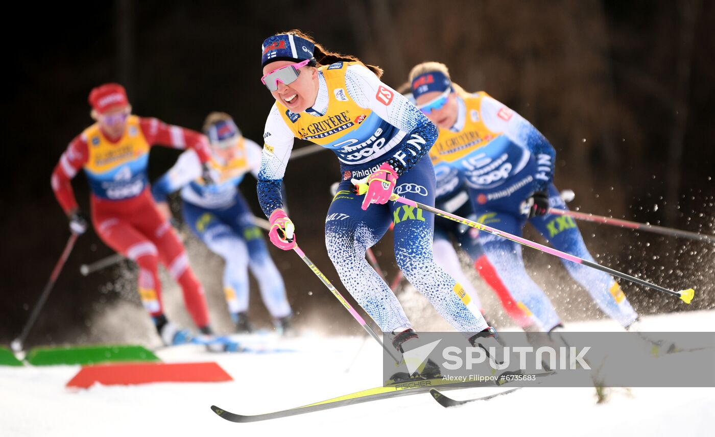 Italy Cross Country Skiing Tour de Ski Women