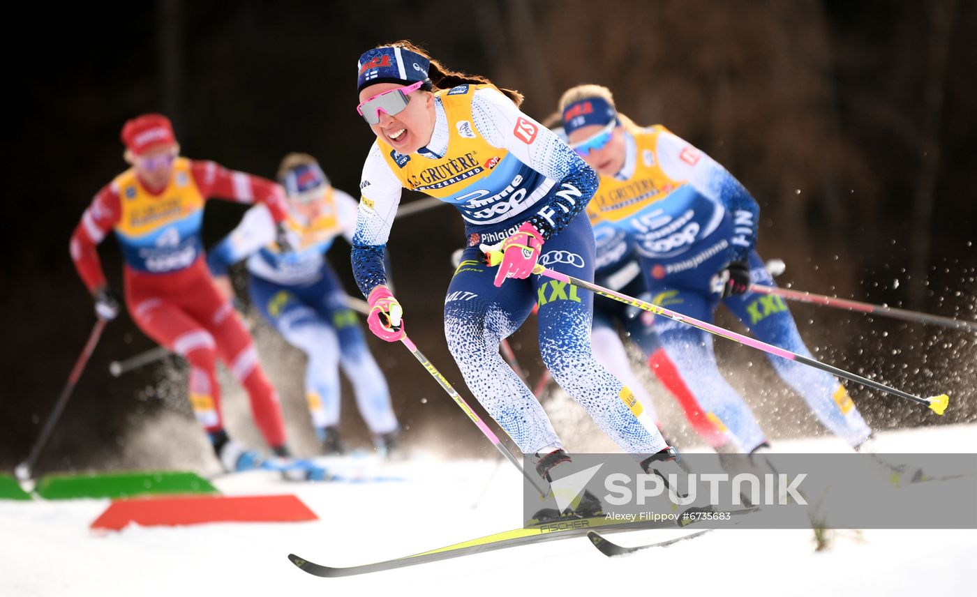 Italy Cross Country Skiing Tour de Ski Women