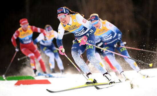 Italy Cross Country Skiing Tour de Ski Women