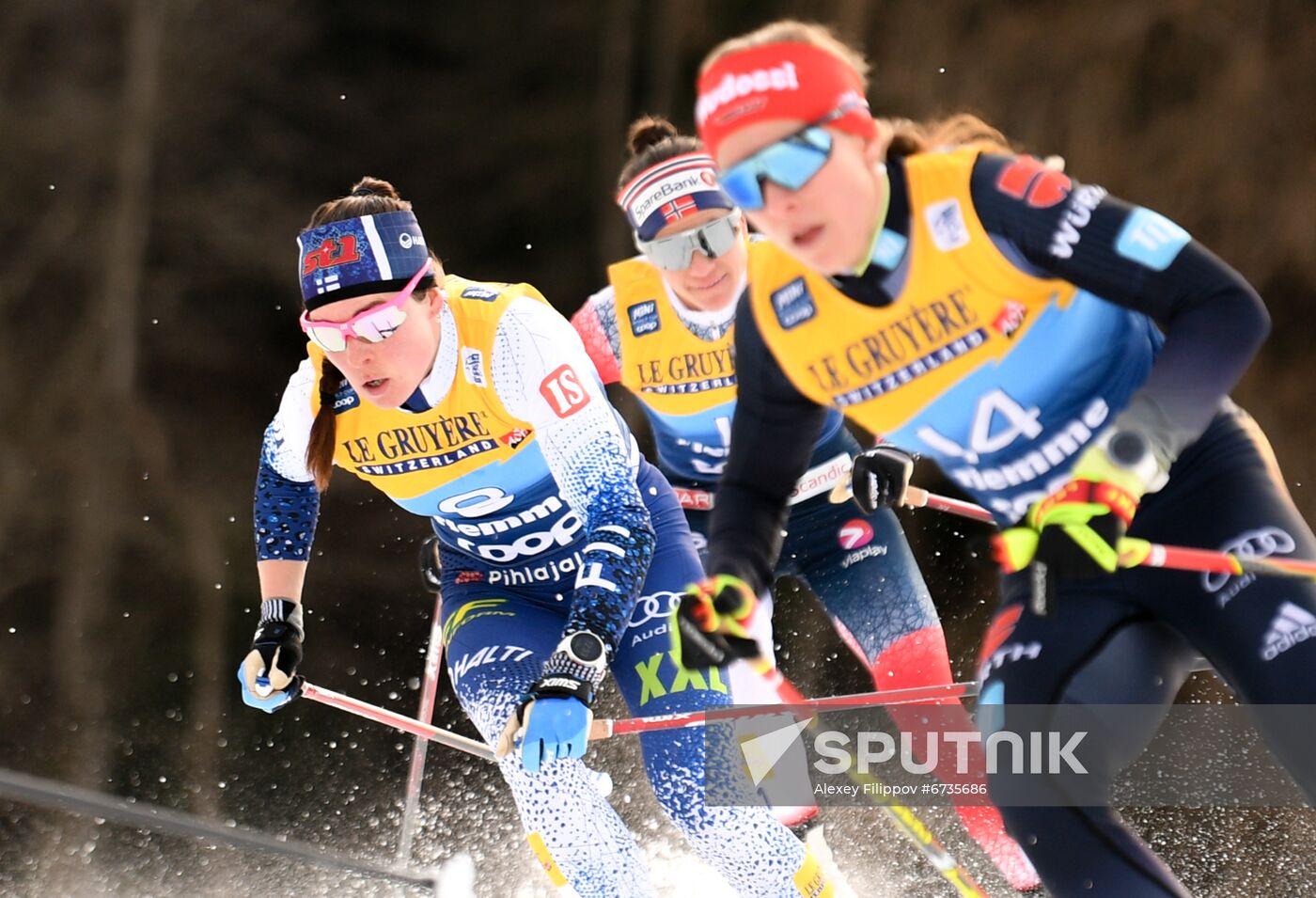 Italy Cross Country Skiing Tour de Ski Women