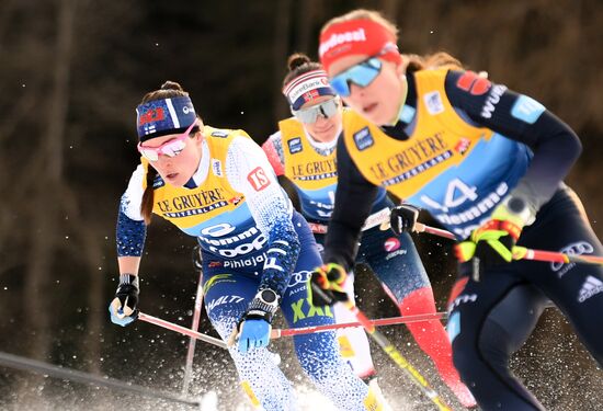 Italy Cross Country Skiing Tour de Ski Women