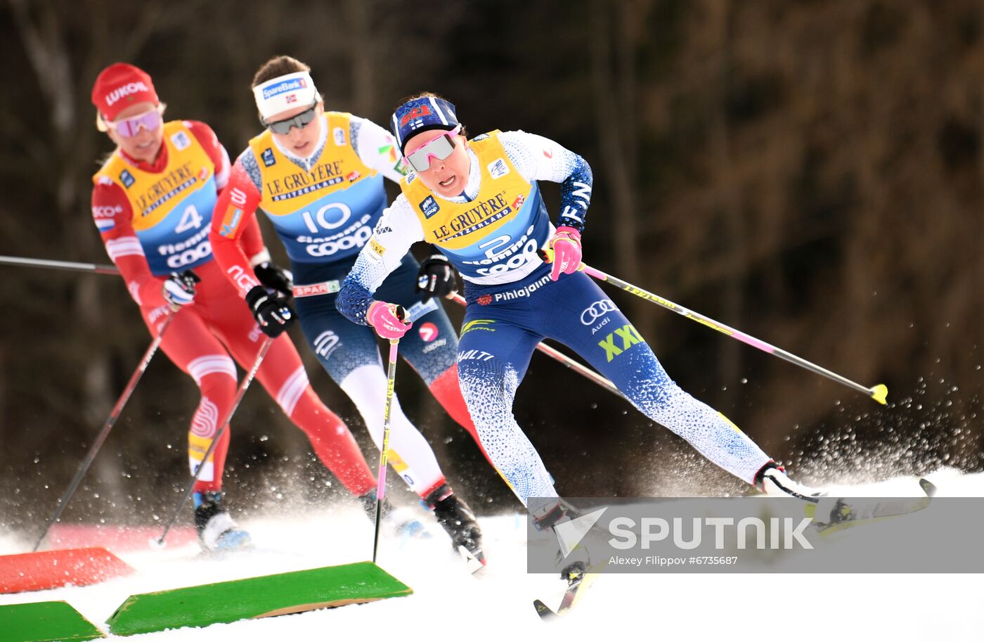 Italy Cross Country Skiing Tour de Ski Women