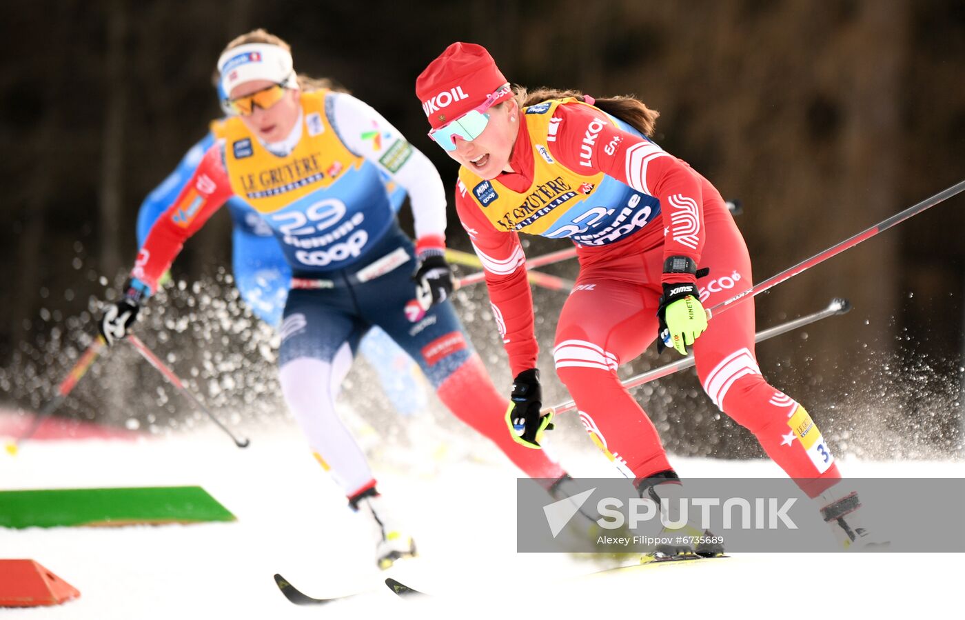 Italy Cross Country Skiing Tour de Ski Women