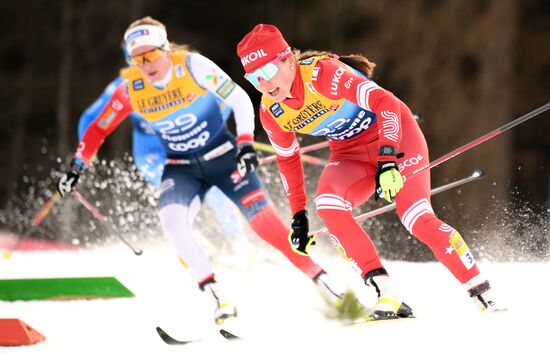Italy Cross Country Skiing Tour de Ski Women