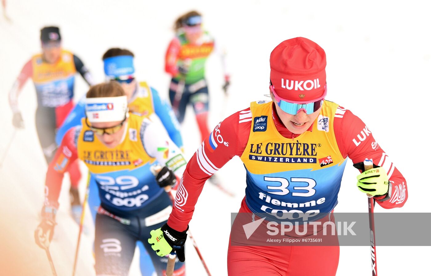 Italy Cross Country Skiing Tour de Ski Women